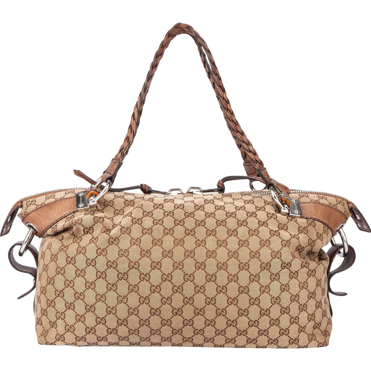 Gucci Gucci GG Monogram Heavy Bamboo Handbag Divers