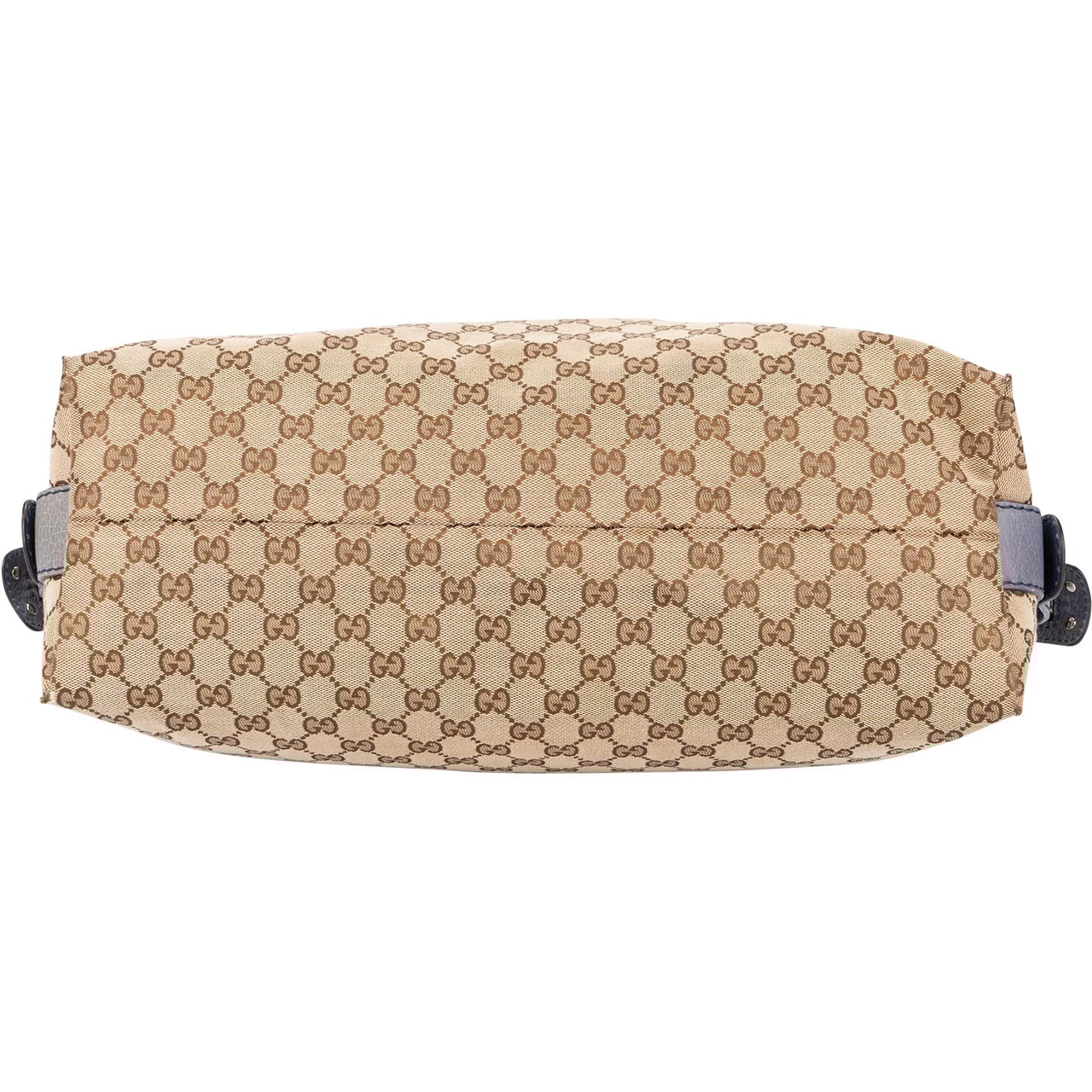 Gucci Gucci GG Monogram Heavy Bamboo Handbag Bruin