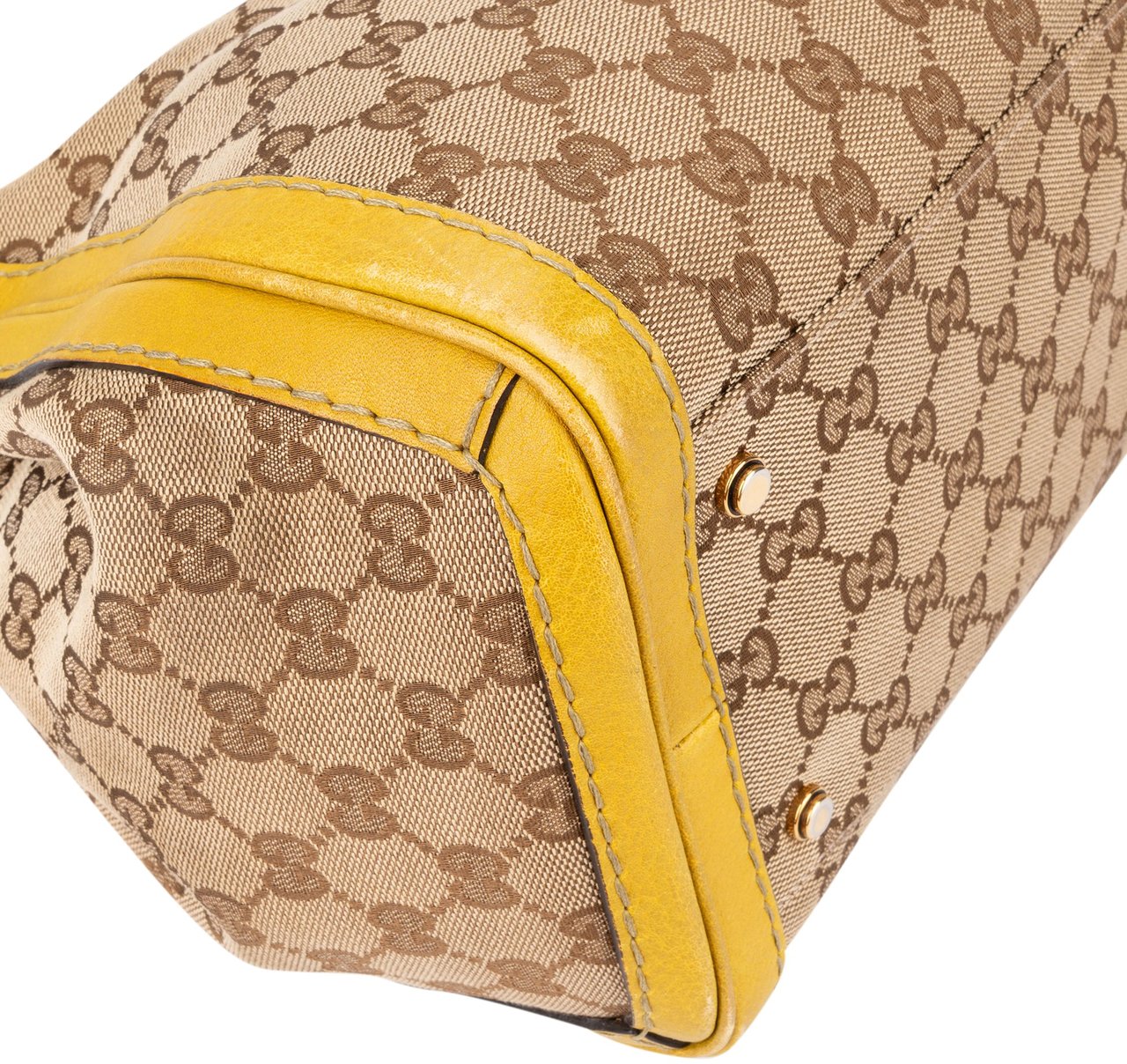 Gucci Gucci GG Monogram Running Tote Handbag Bruin