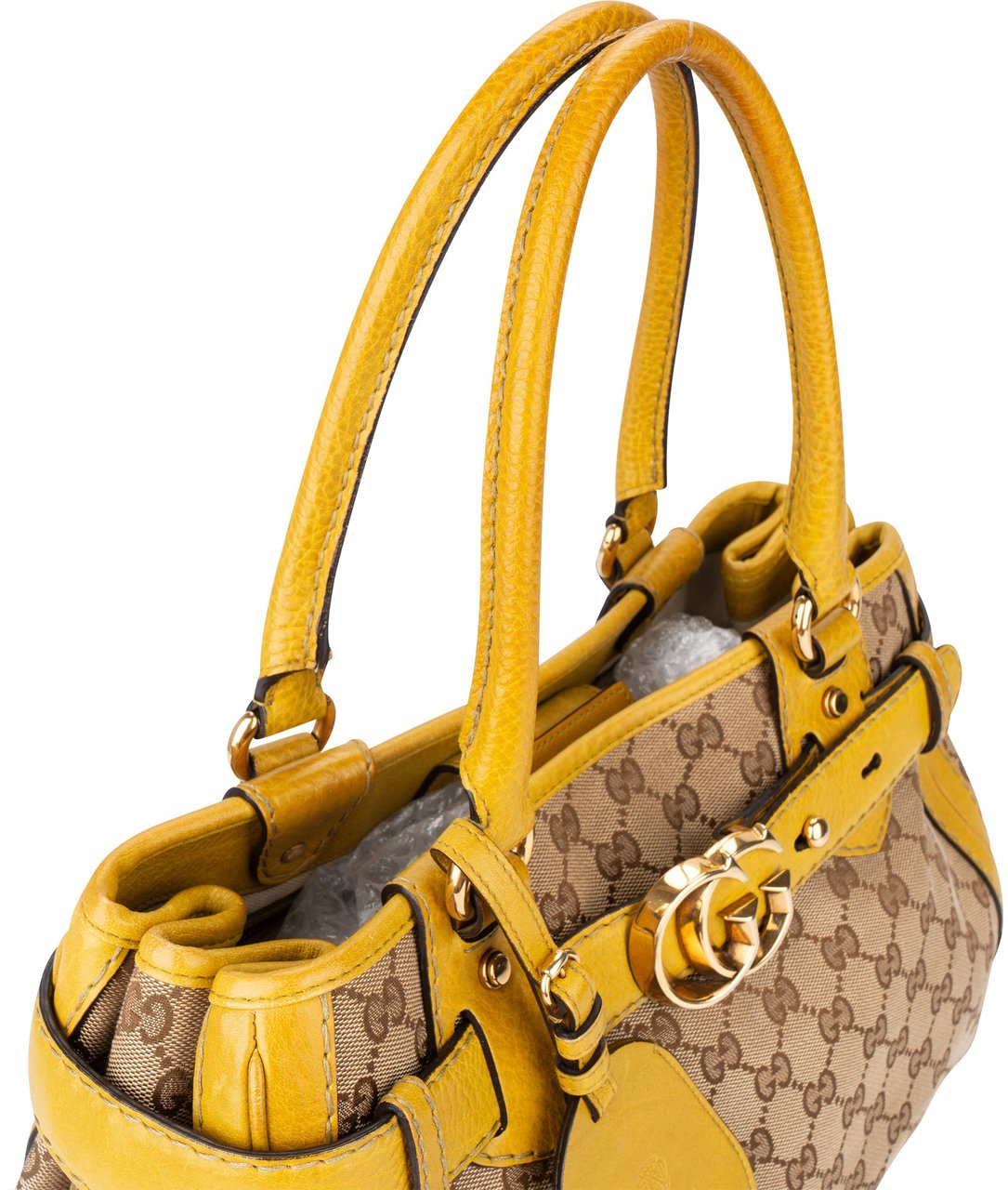 Gucci Gucci GG Monogram Running Tote Handbag Bruin