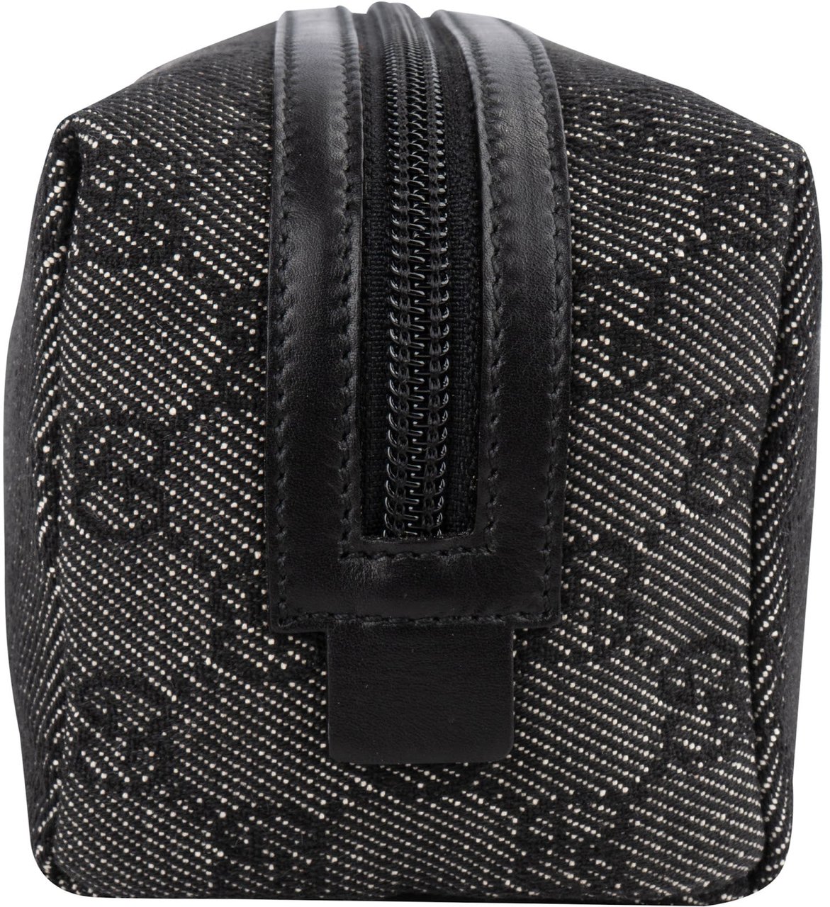 Gucci Monogram GG Denim Cosmetic Pouch Zwart