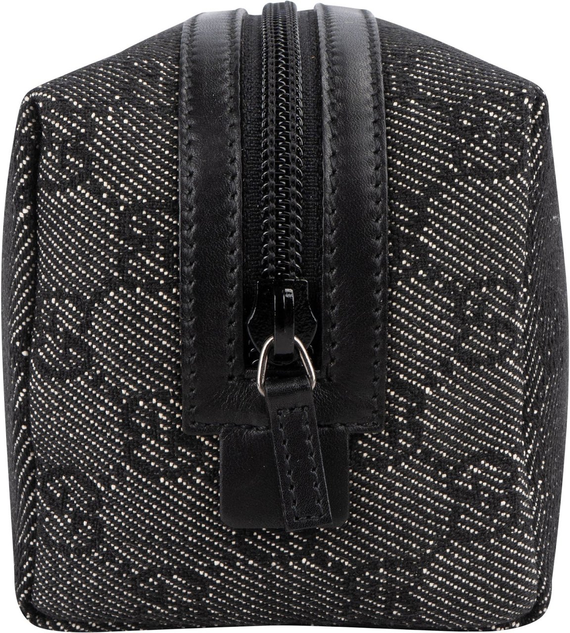 Gucci Monogram GG Denim Cosmetic Pouch Zwart