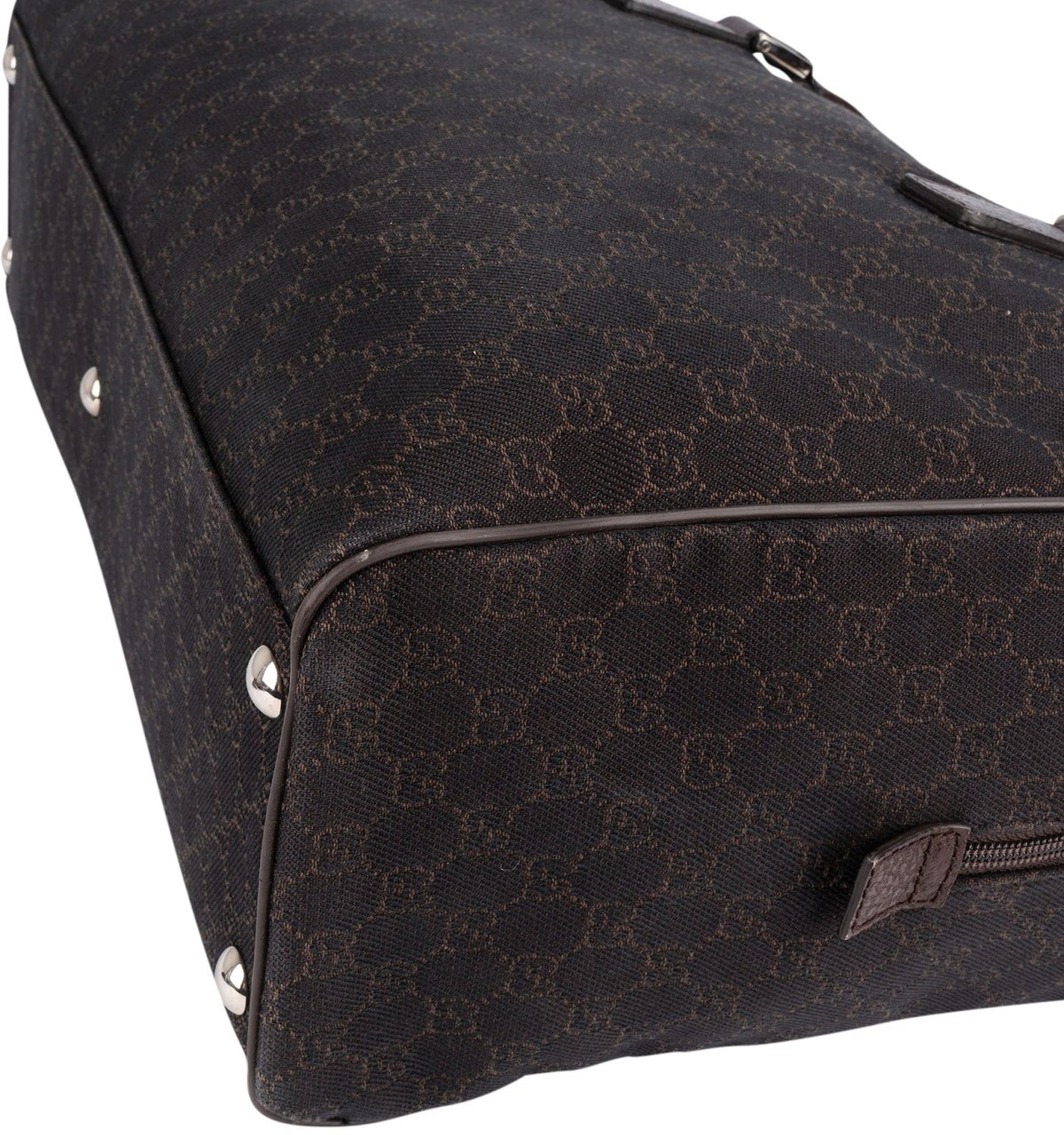 Gucci Monogram GG 50 Boston Travel Bag Bruin