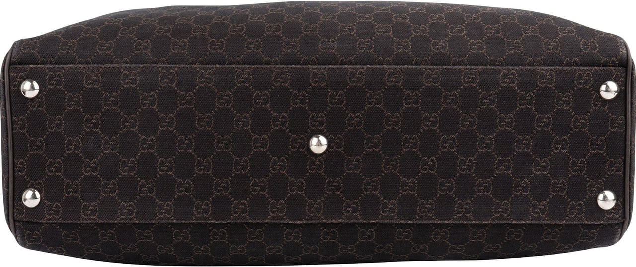 Gucci Monogram GG 50 Boston Travel Bag Bruin