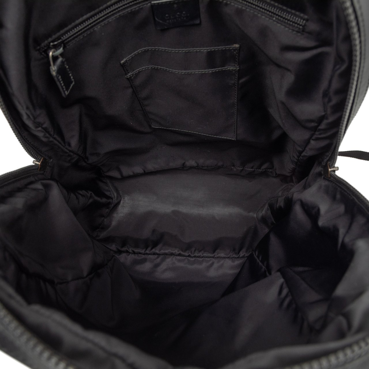 Gucci Canvas Techno Web Backpack Zwart