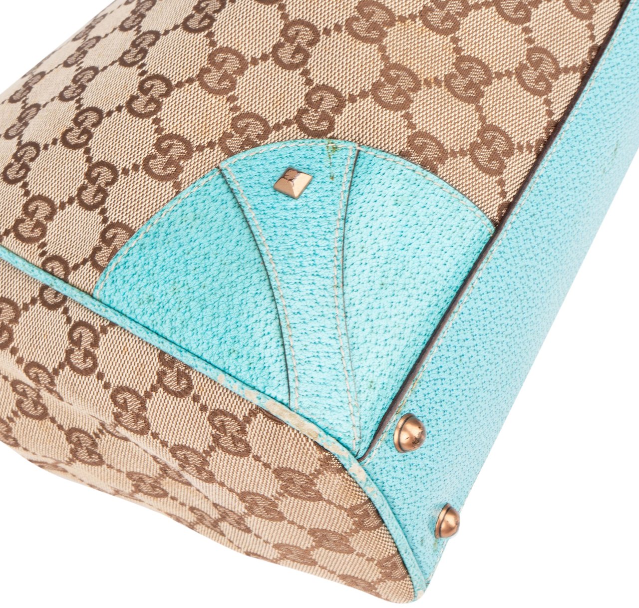 Gucci Gucci GG Monogram Spikes Jackie Handbag Divers