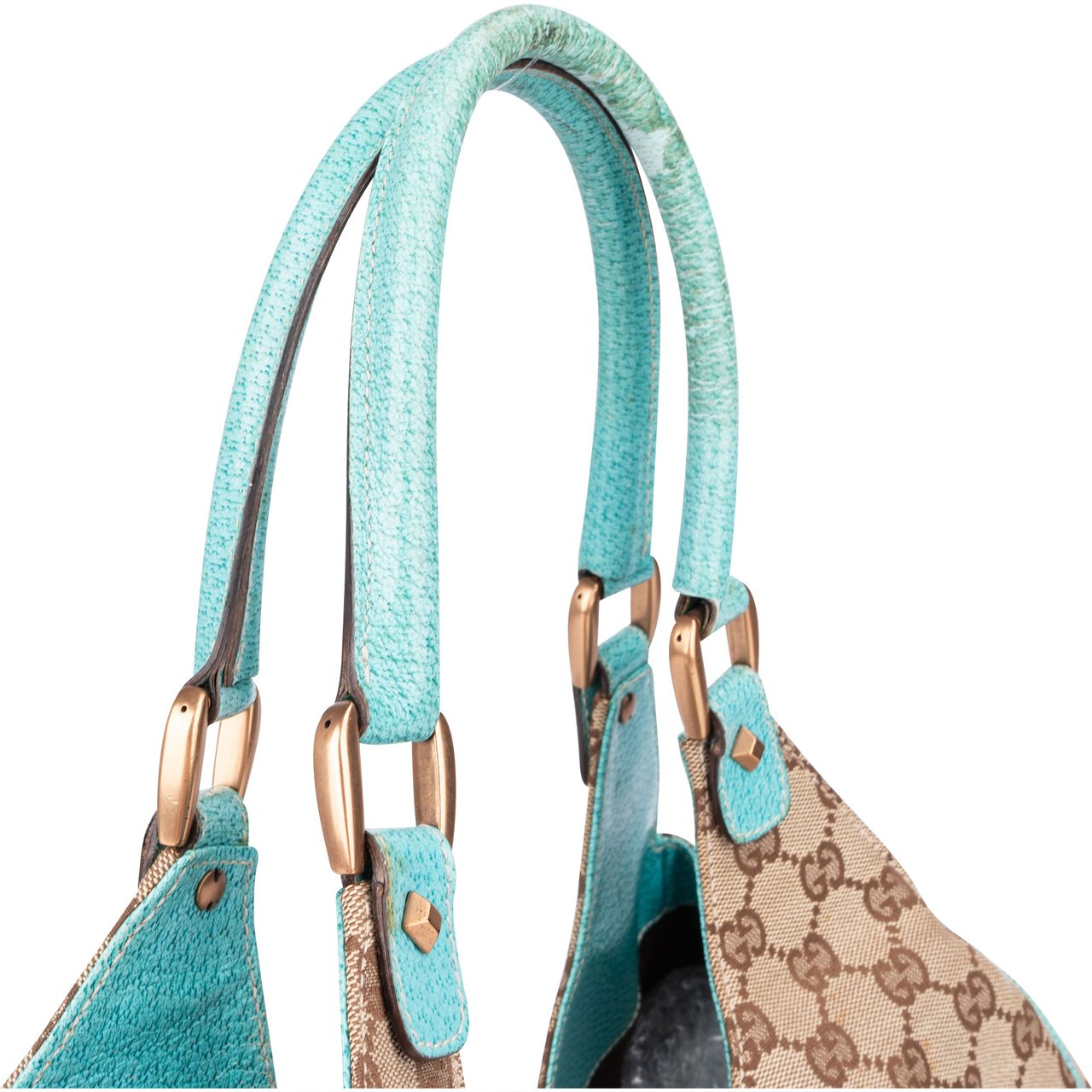 Gucci Gucci GG Monogram Spikes Jackie Handbag Divers