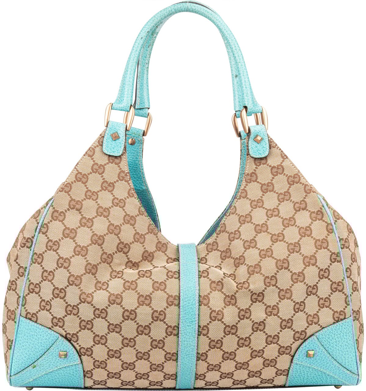 Gucci Gucci GG Monogram Spikes Jackie Handbag Divers