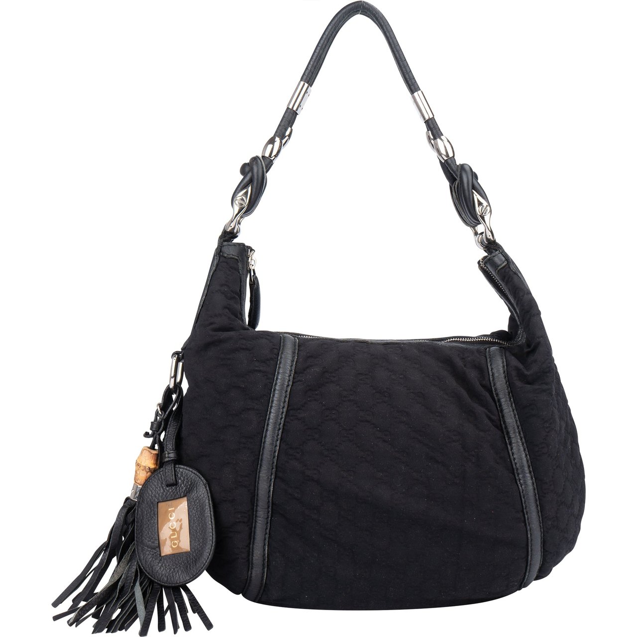 Gucci Gucci GG Monogram Bamboo Hobo Bag Divers