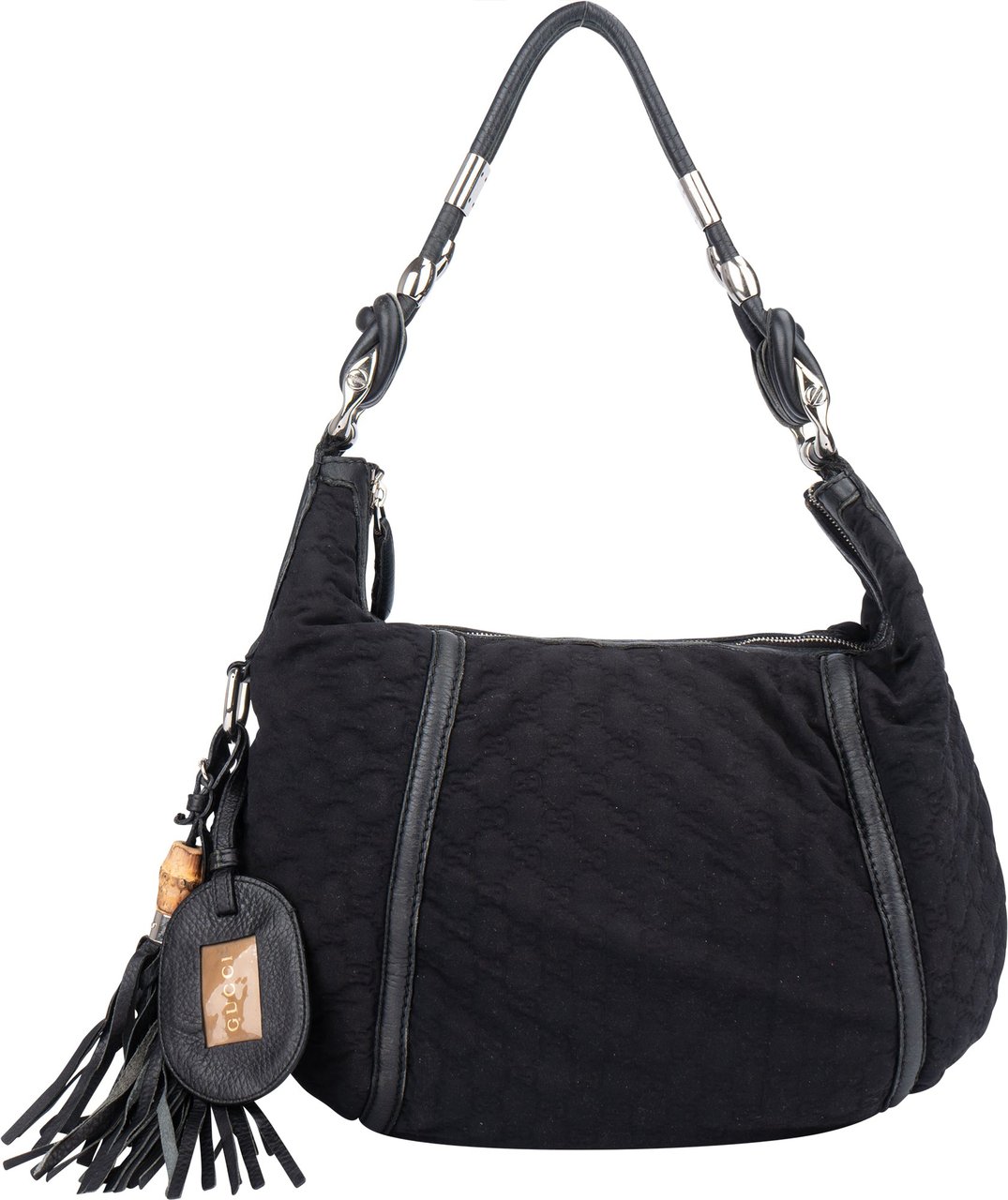 Gucci Gucci GG Monogram Bamboo Hobo Bag Divers