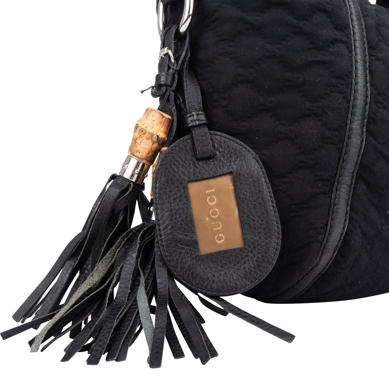 Gucci Gucci GG Monogram Bamboo Hobo Bag Divers