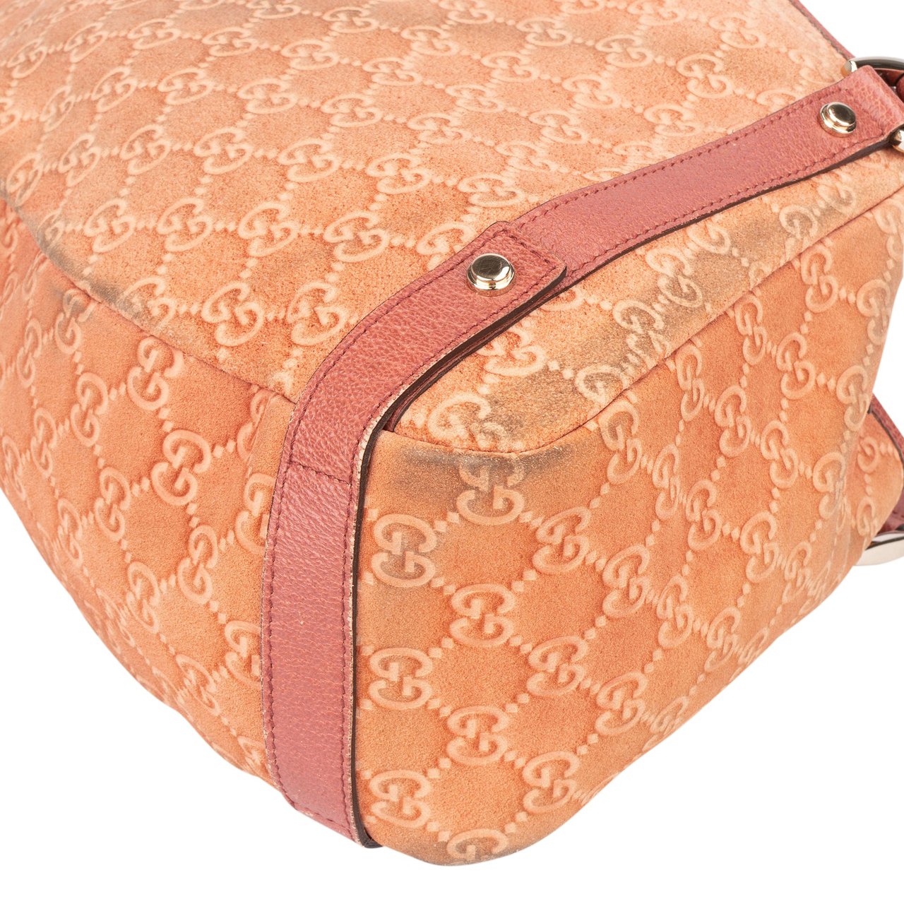 Gucci Gucci Suede Monogram Abbey 2006 Handbag Divers