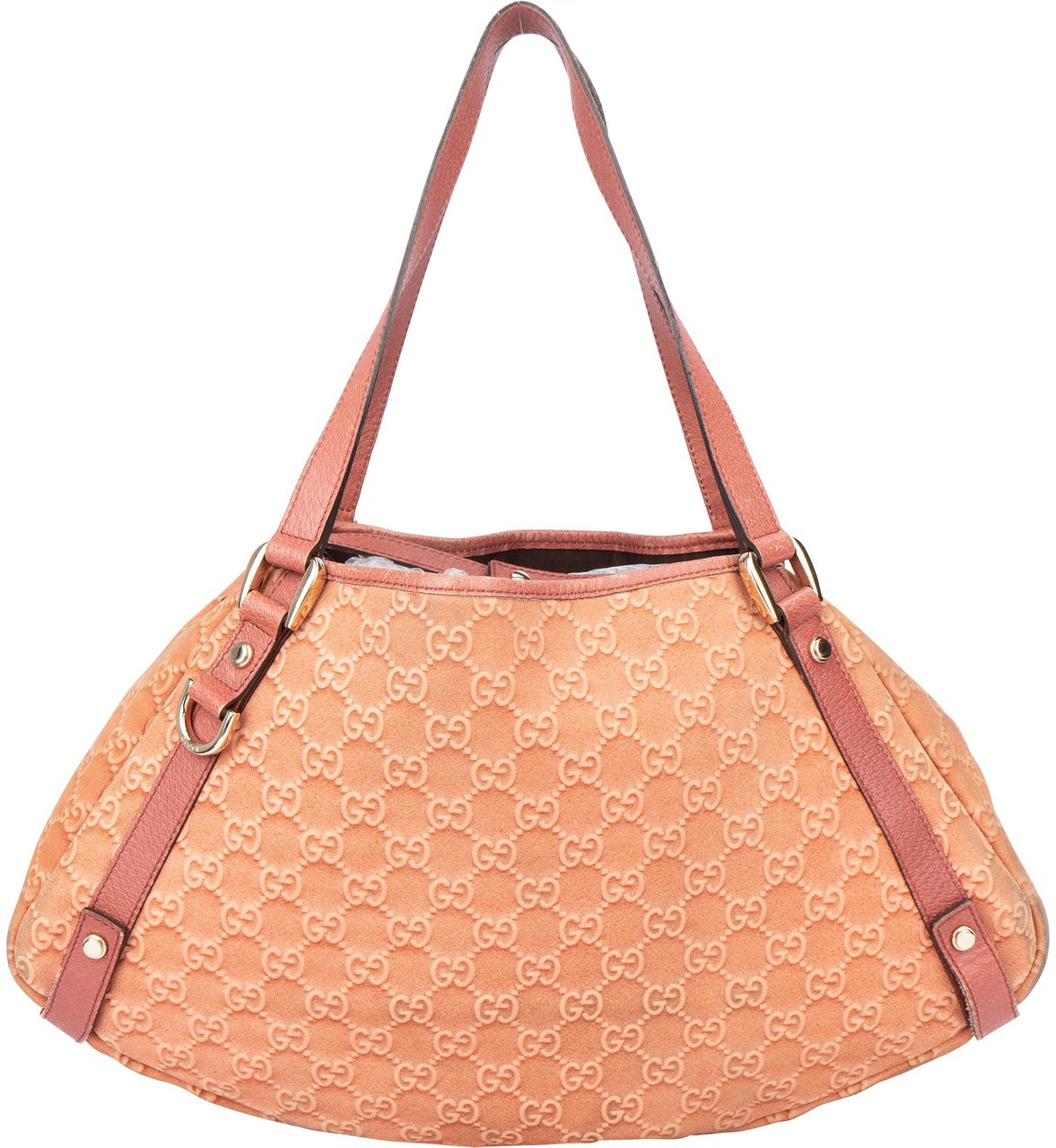 Gucci Gucci Suede Monogram Abbey 2006 Handbag Divers