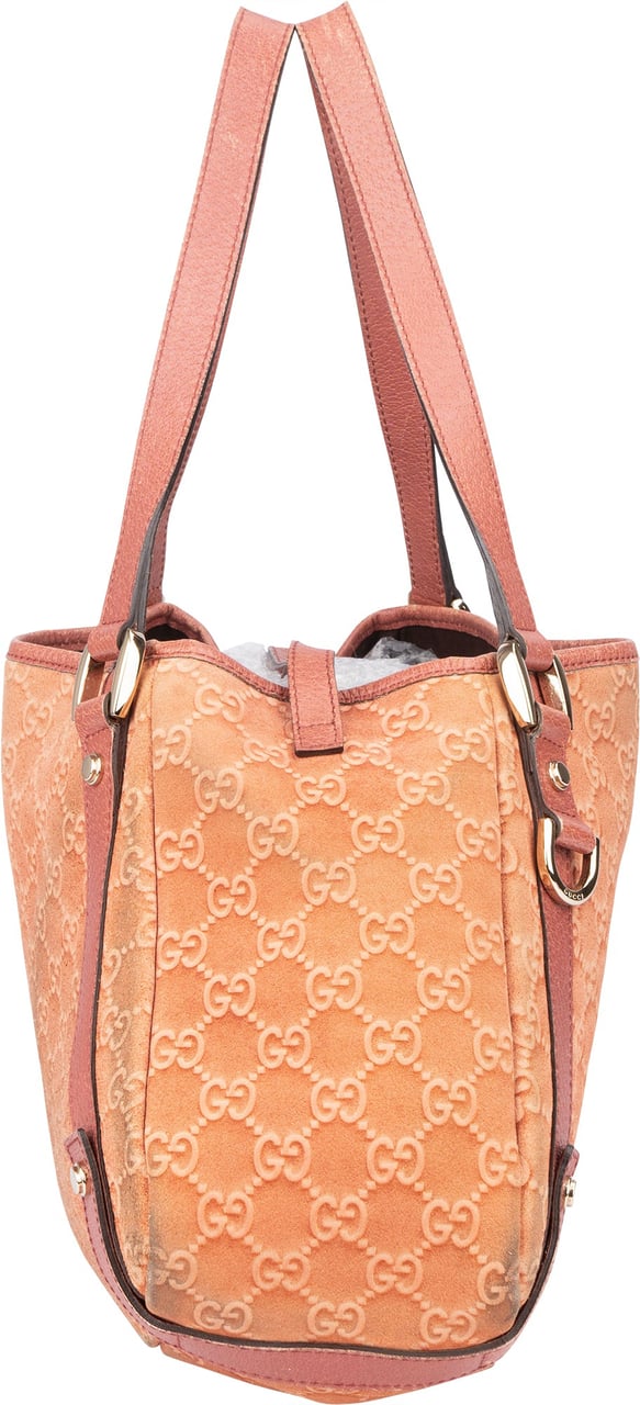 Gucci Gucci Suede Monogram Abbey 2006 Handbag Divers