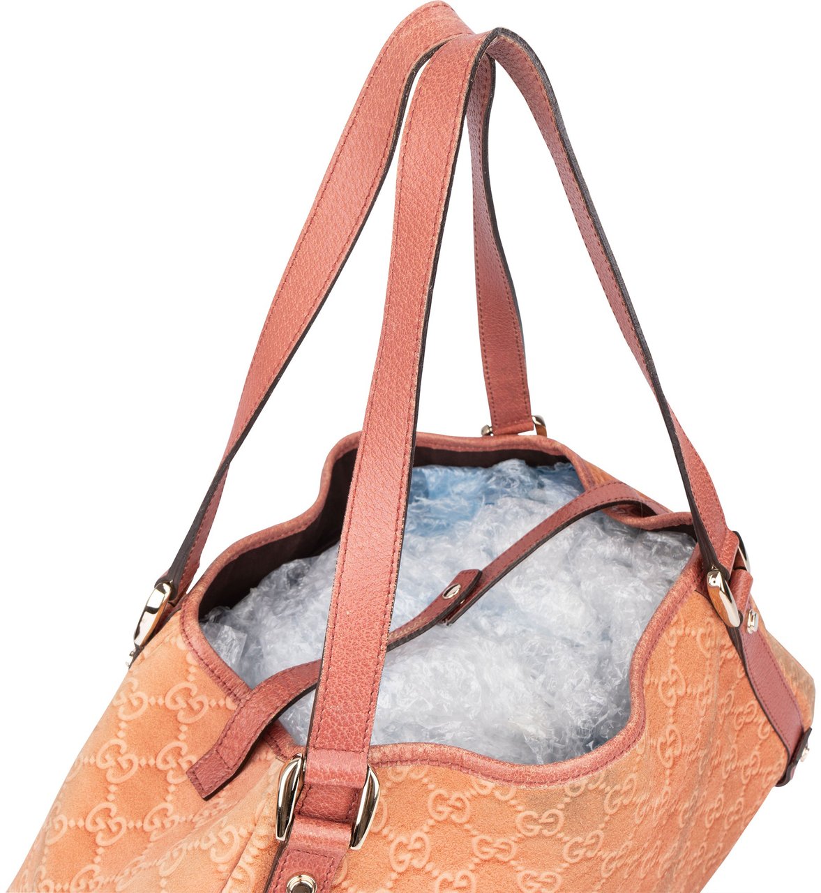 Gucci Gucci Suede Monogram Abbey 2006 Handbag Divers
