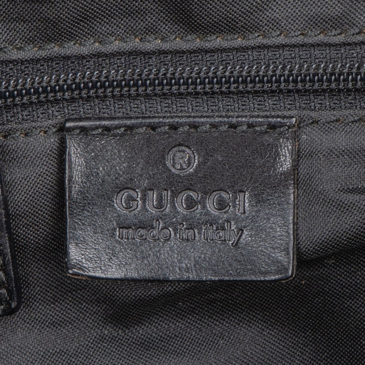 Gucci Gucci Monogram GG Nylon Twin Pocket Shoulder Bag Zwart