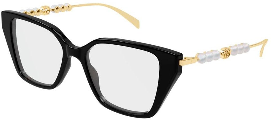 Gucci Gg1969O Emblem Line Square Cat-Eye Frame Wit