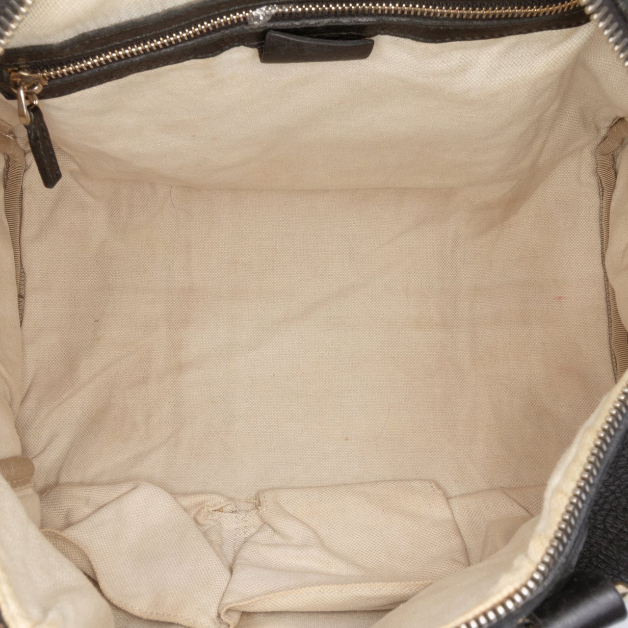 Gucci Calfskin Web Joy Boston Bag Zwart