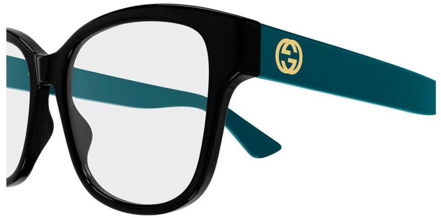 Gucci Black Blue GG1340O Injected Square Eyewear Wit