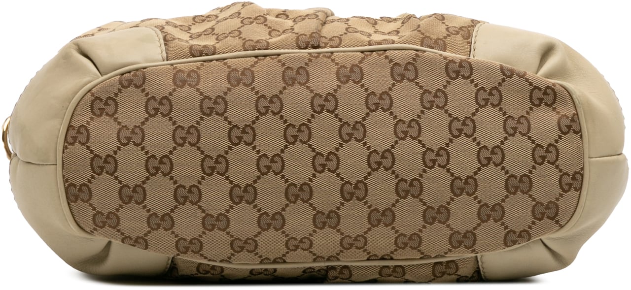 Gucci GG Canvas Sukey Satchel Bruin