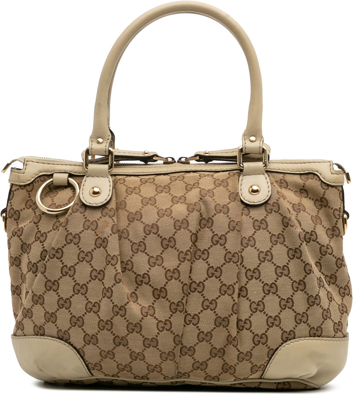Gucci GG Canvas Sukey Satchel Bruin