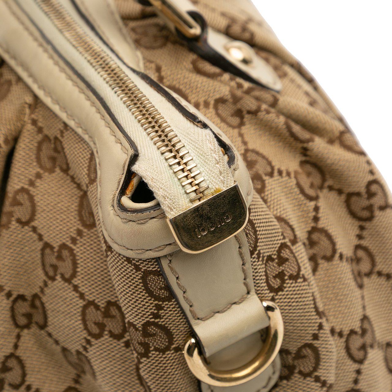 Gucci GG Canvas Sukey Satchel Bruin
