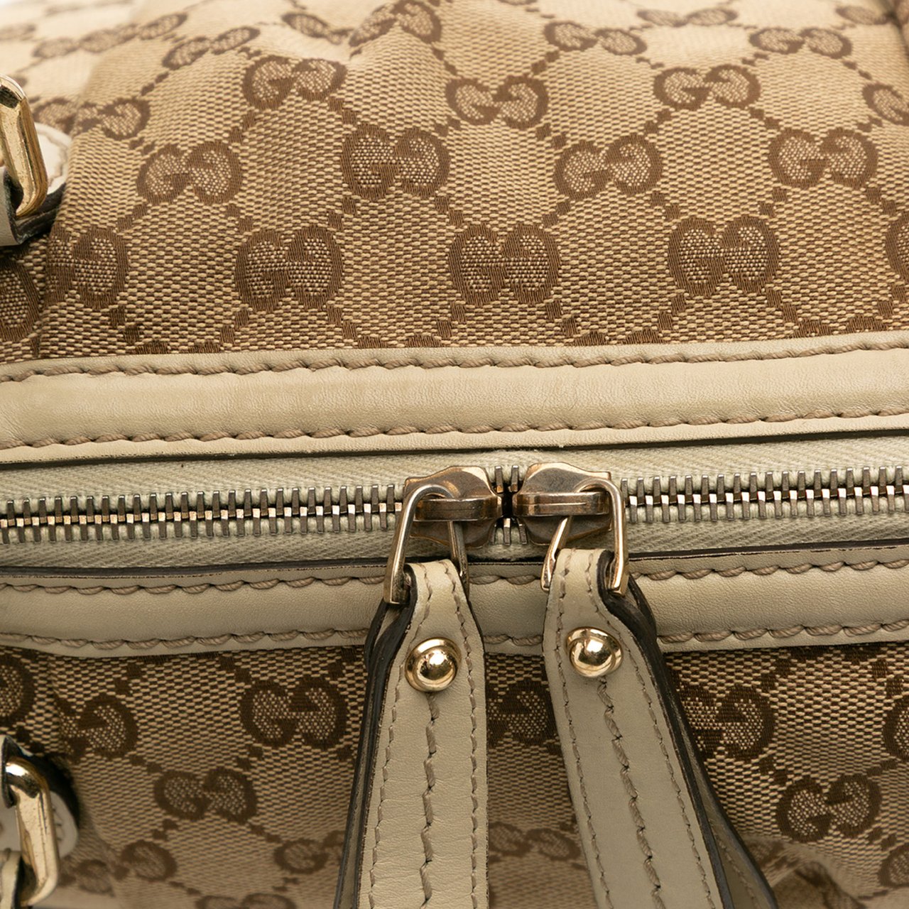 Gucci GG Canvas Sukey Satchel Bruin