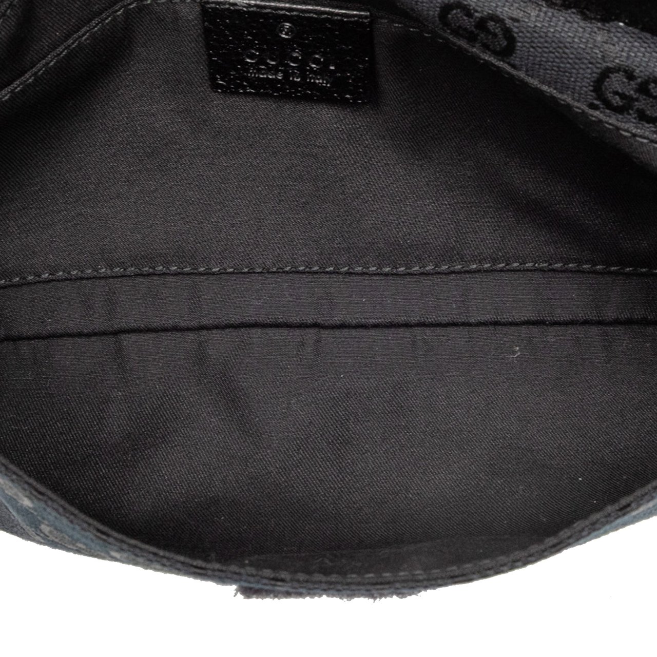 Gucci GG Canvas Web Crossbody Zwart