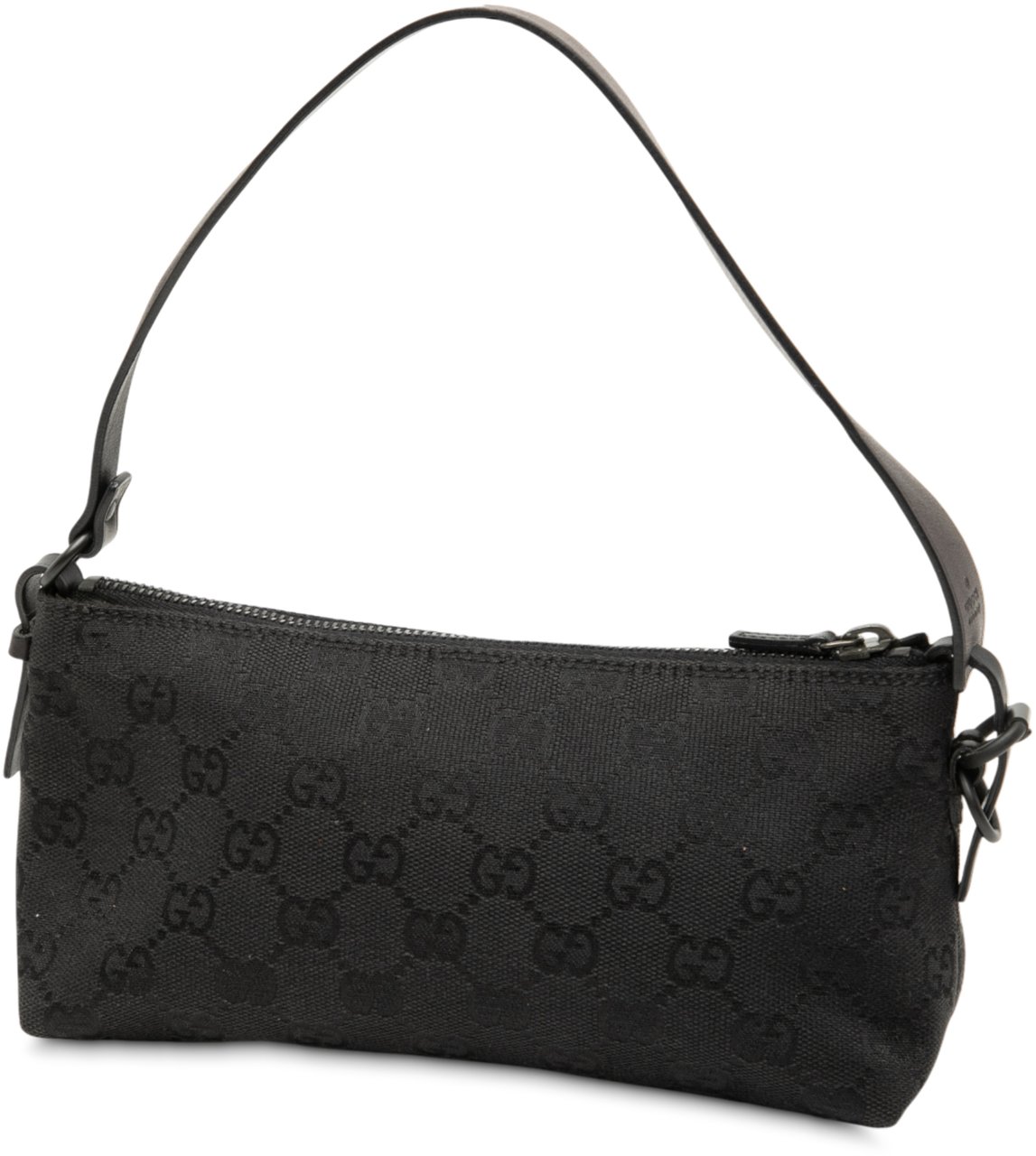 Gucci GG Canvas Shoulder Bag Zwart