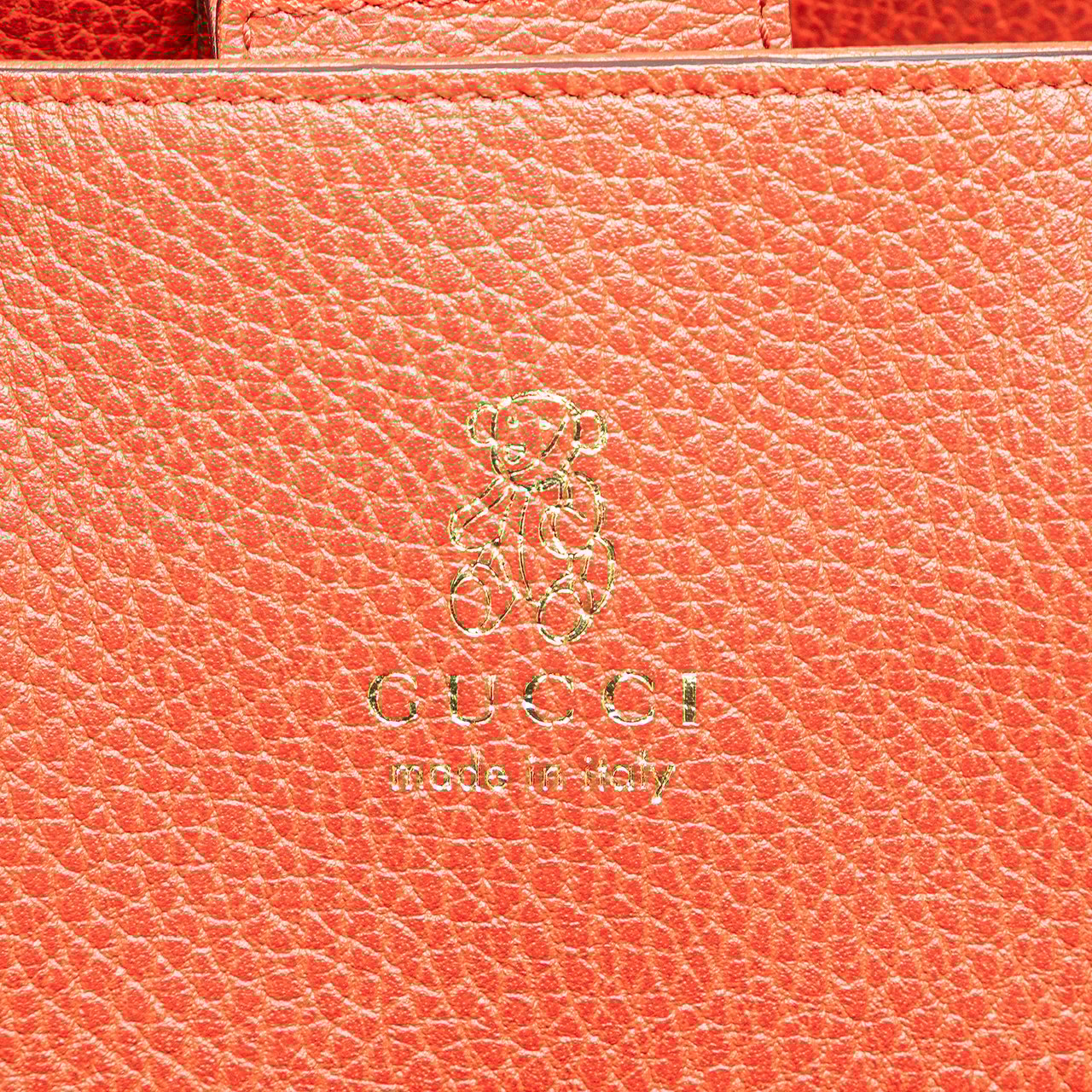 Gucci Mini Leather Swing Handbag Rood