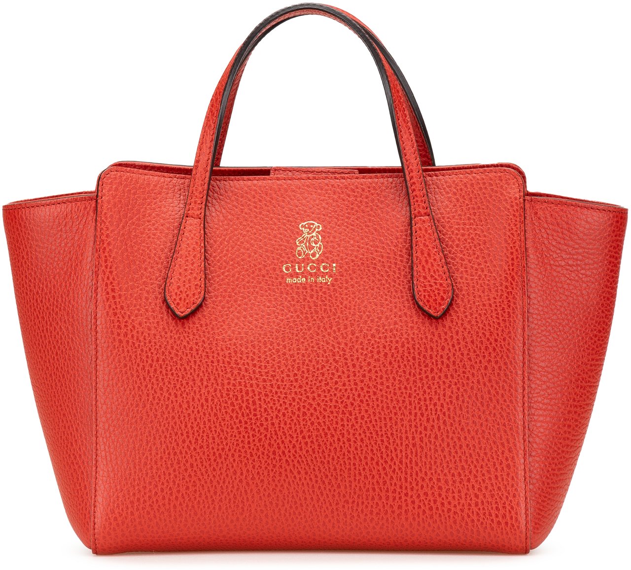 Gucci Mini Leather Swing Handbag Rood