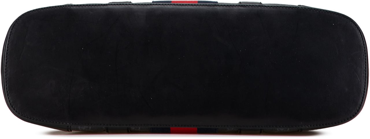 Gucci Large GG Supreme Web Tote Zwart