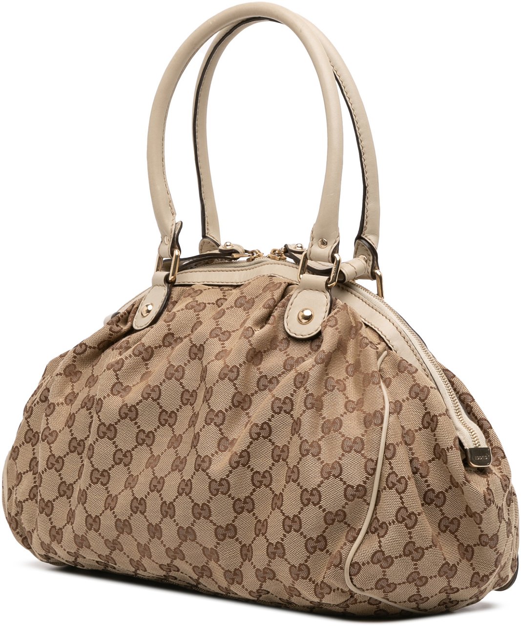 Gucci GG Canvas Sukey Satchel Bruin