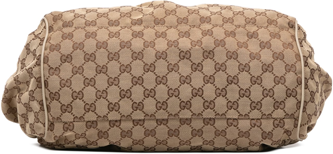 Gucci GG Canvas Sukey Satchel Bruin