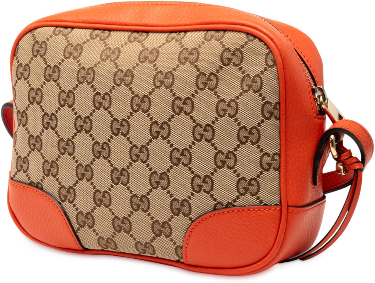 Gucci GG Canvas Bree Crossbody Bruin