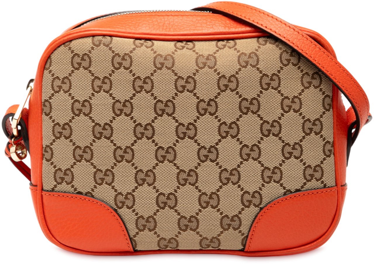 Gucci GG Canvas Bree Crossbody Bruin
