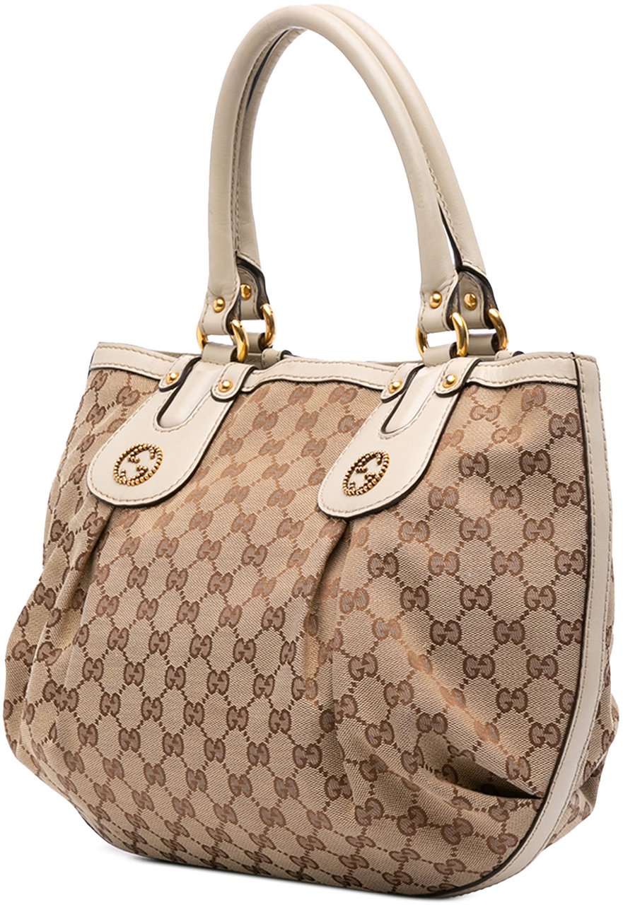 Gucci GG Canvas Scarlett Tote Bruin