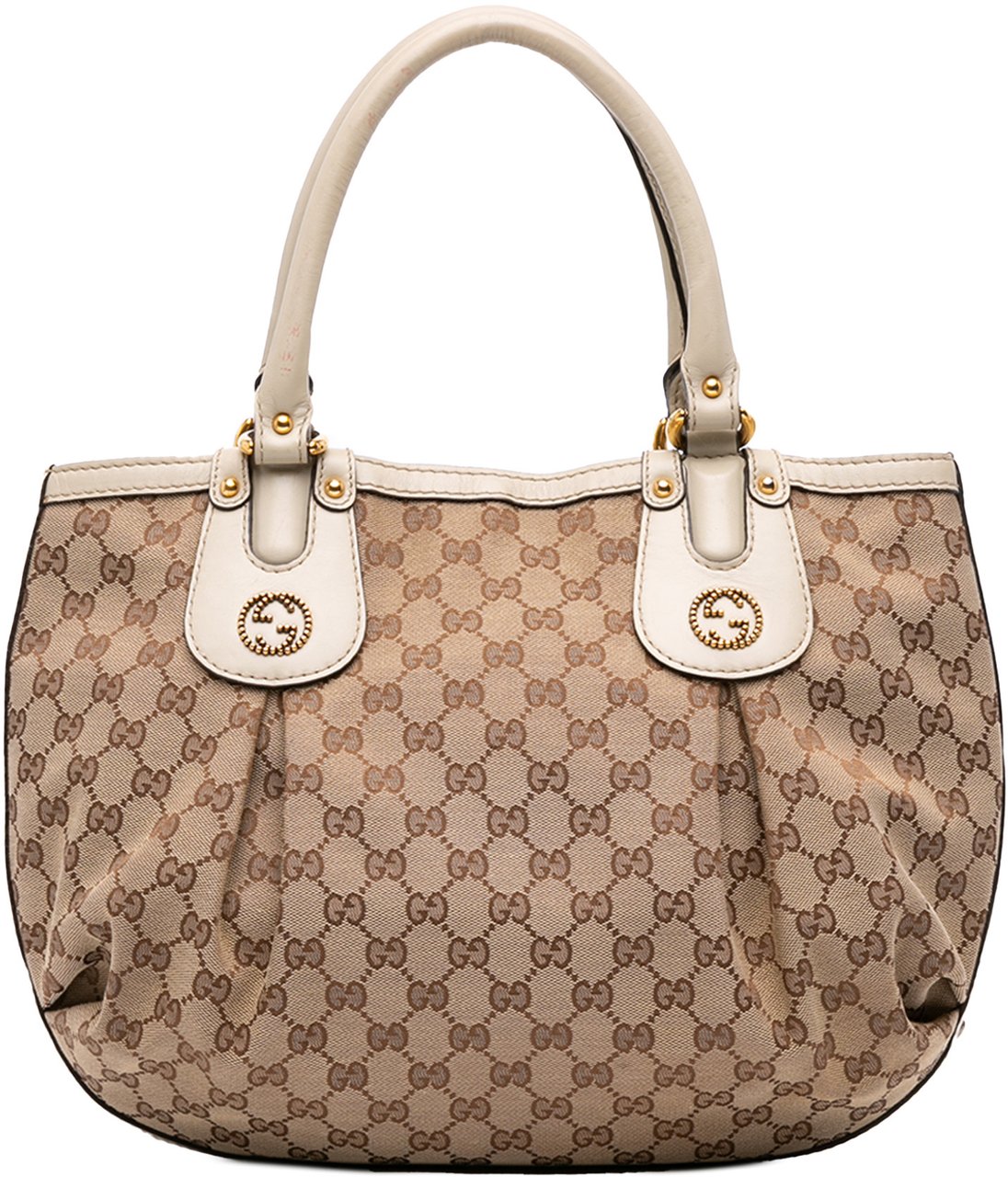 Gucci GG Canvas Scarlett Tote Bruin