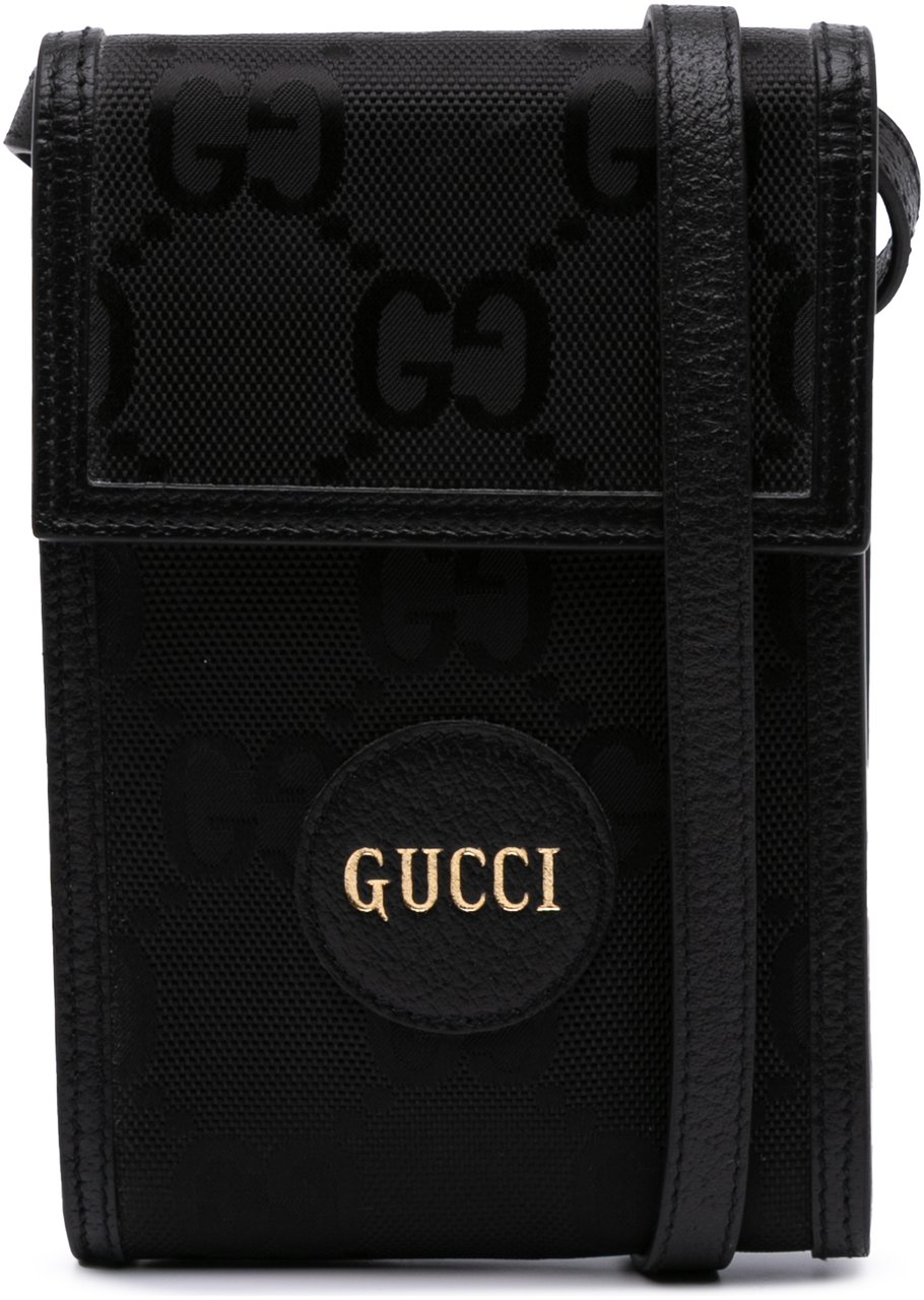 Gucci Mini GG Nylon Off The Grid Crossbody Zwart