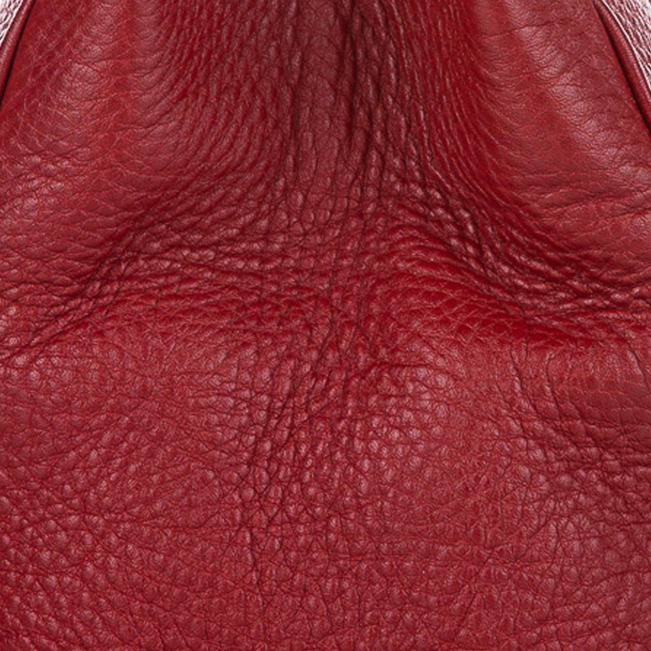 Gucci Medium Calfskin Bamboo Shopper Satchel Rood