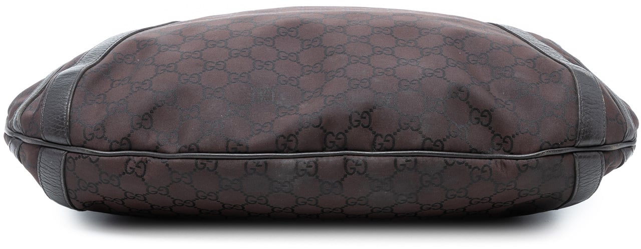 Gucci GG Canvas Abbey D Ring Convertible Satchel Bruin