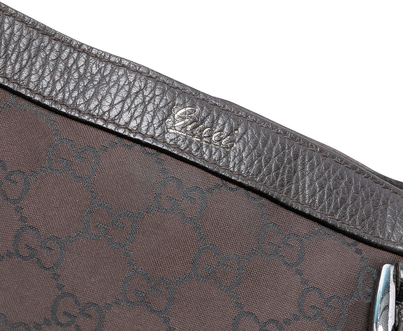 Gucci GG Canvas Abbey D Ring Convertible Satchel Bruin