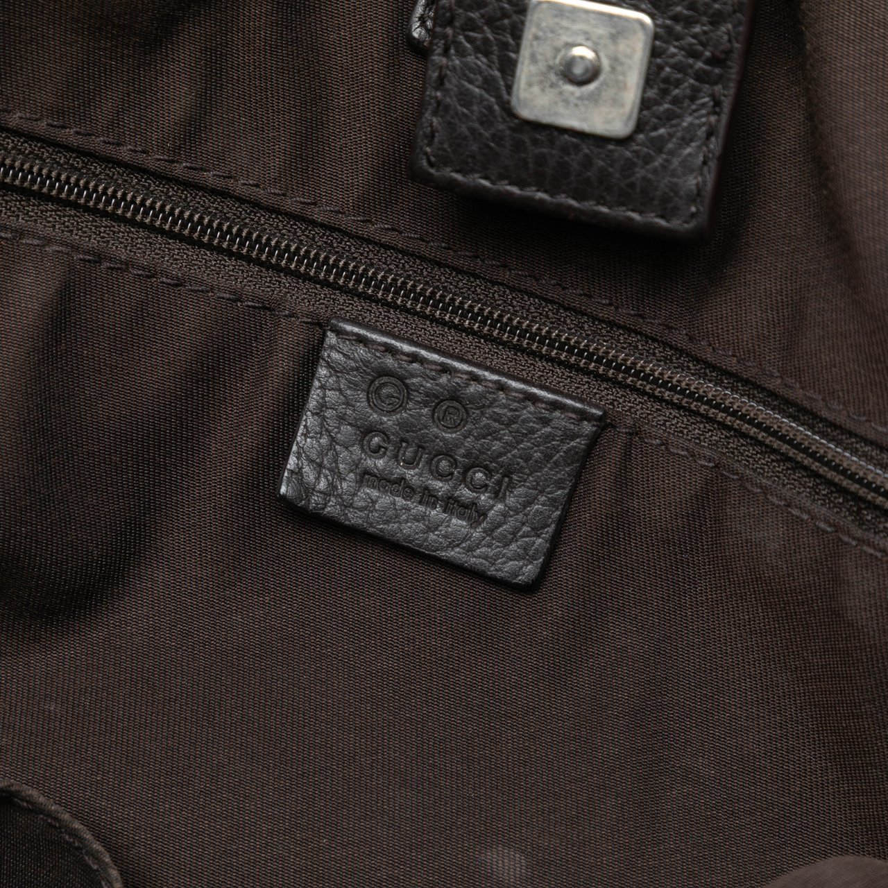 Gucci GG Canvas Abbey D Ring Convertible Satchel Bruin