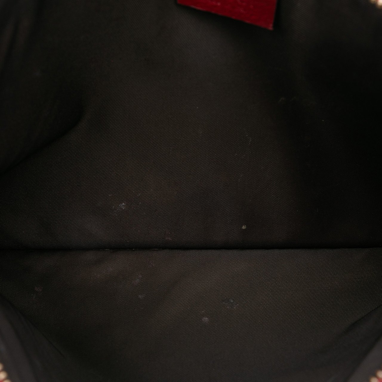 Gucci Large GG Supreme Tian Clutch Bruin