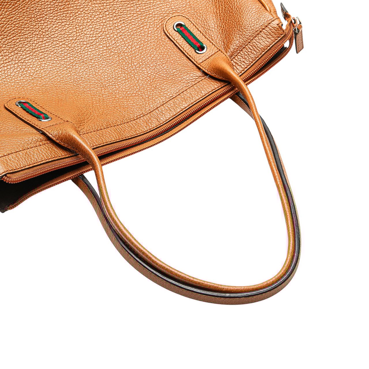 Gucci Leather Princy Tote Bruin