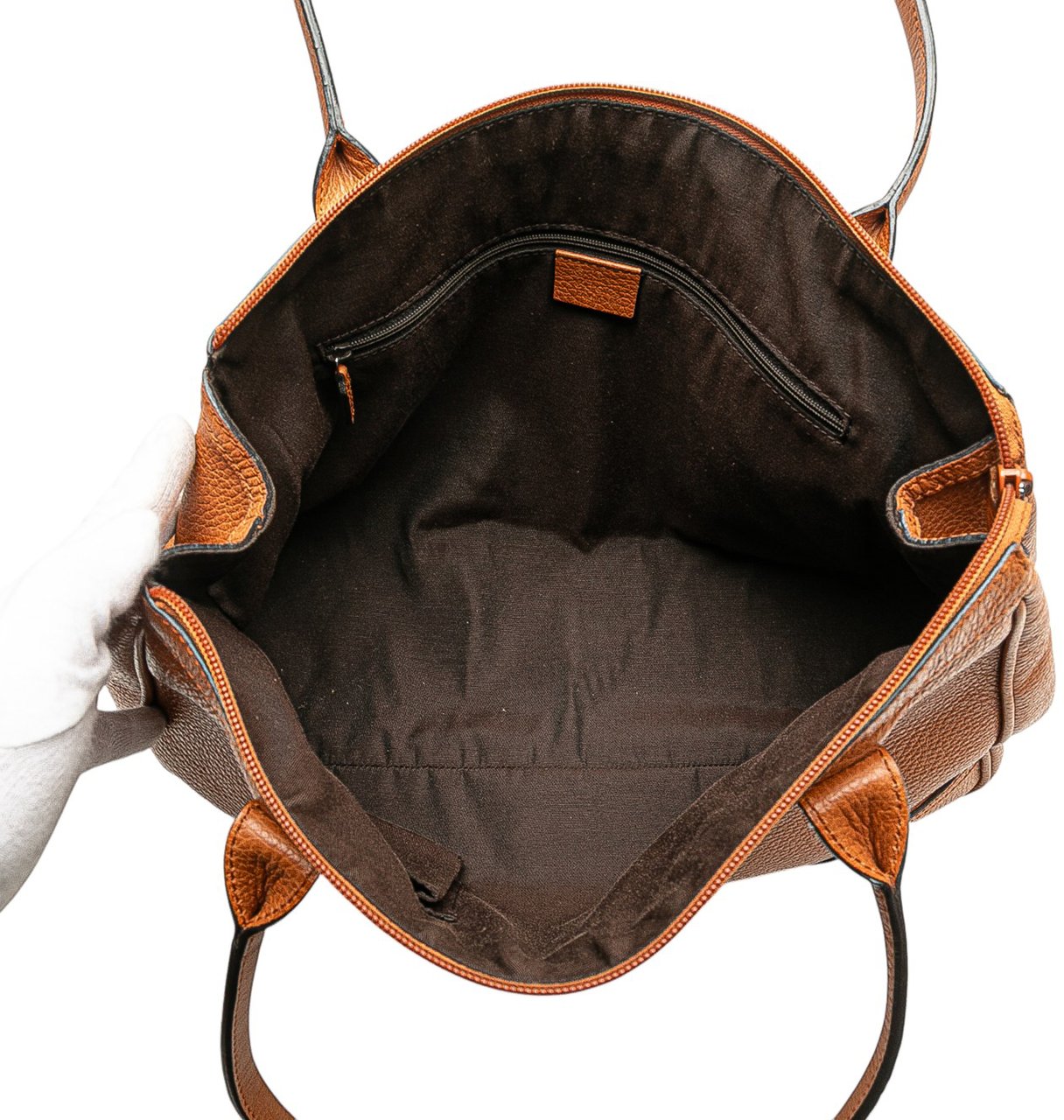 Gucci Leather Princy Tote Bruin