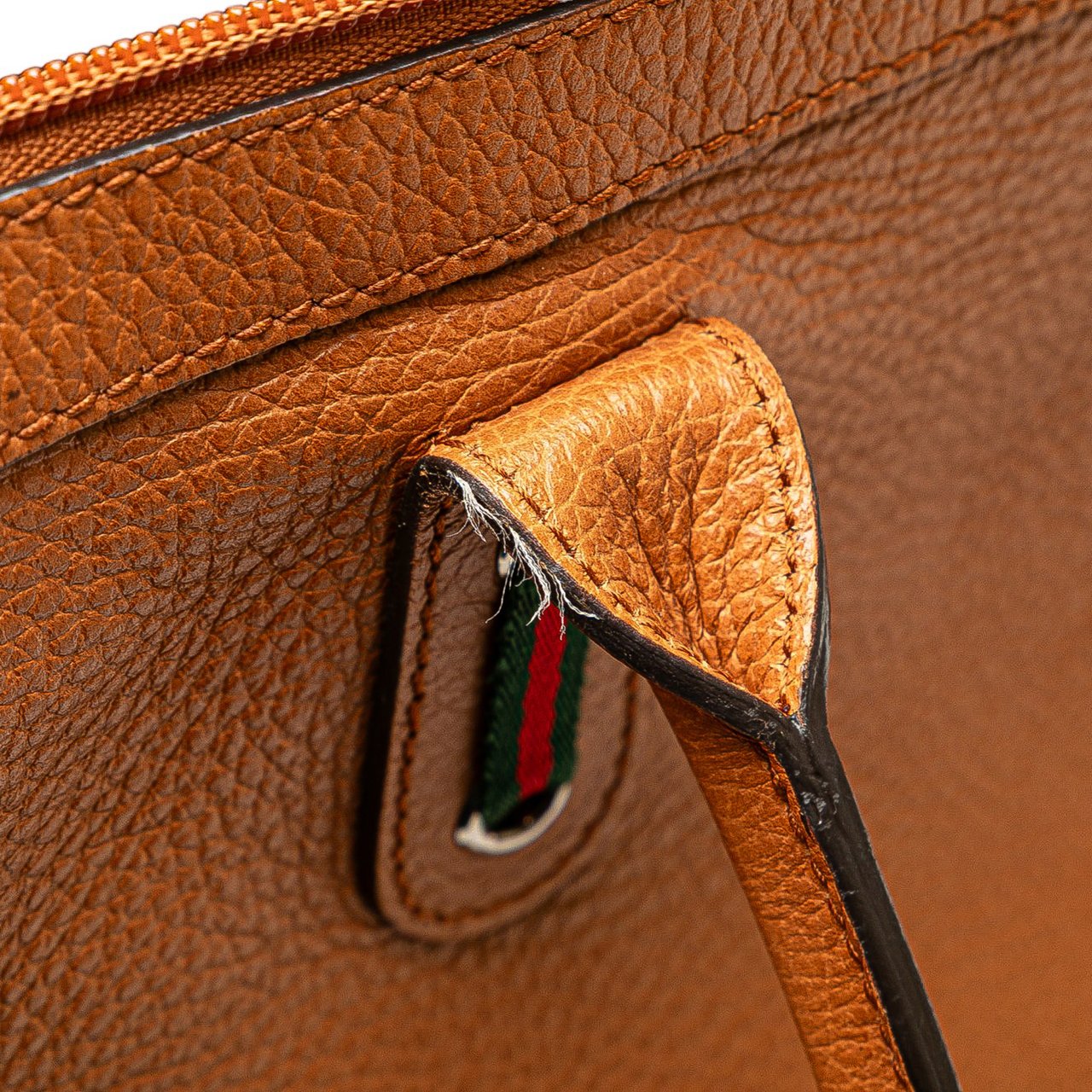 Gucci Leather Princy Tote Bruin