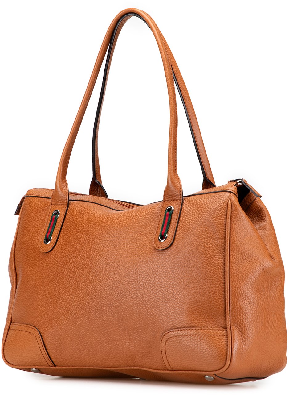 Gucci Leather Princy Tote Bruin