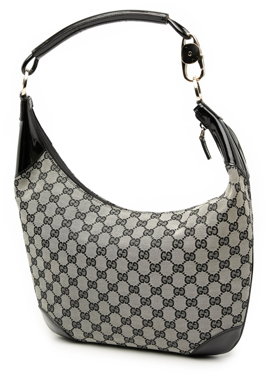 Gucci GG Canvas Shoulder Bag Bruin