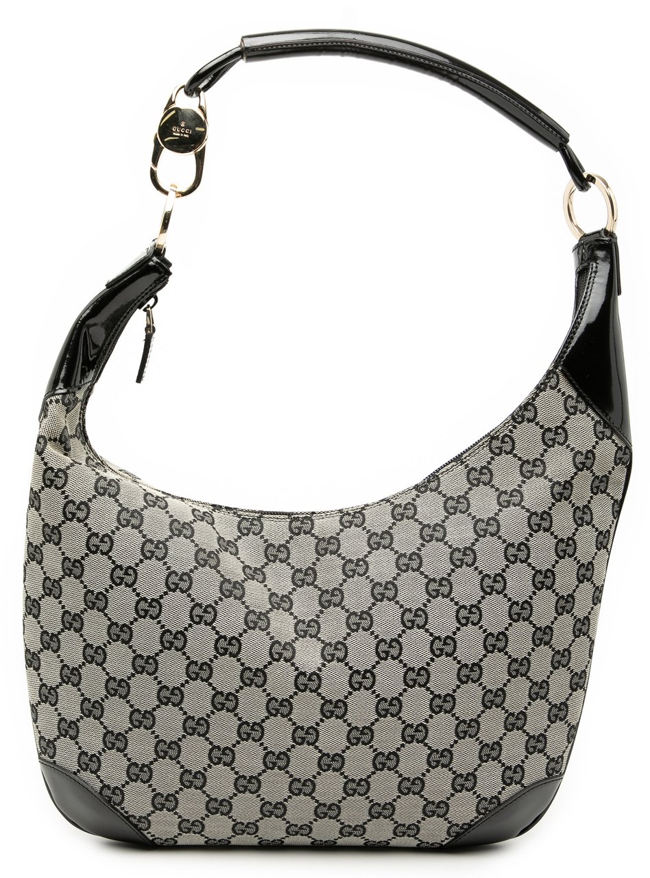 Gucci GG Canvas Shoulder Bag Bruin